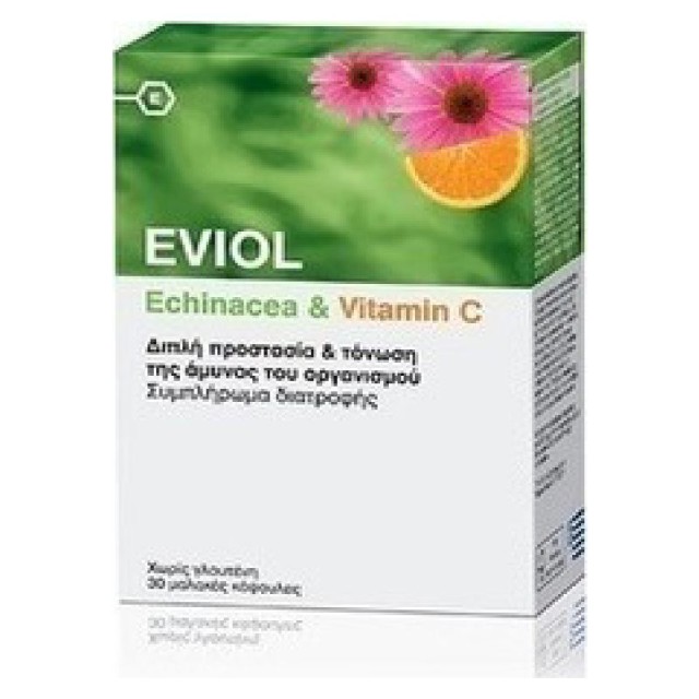 Eviol Echinacea & Vitamin C 30 μαλακές κάψουλες